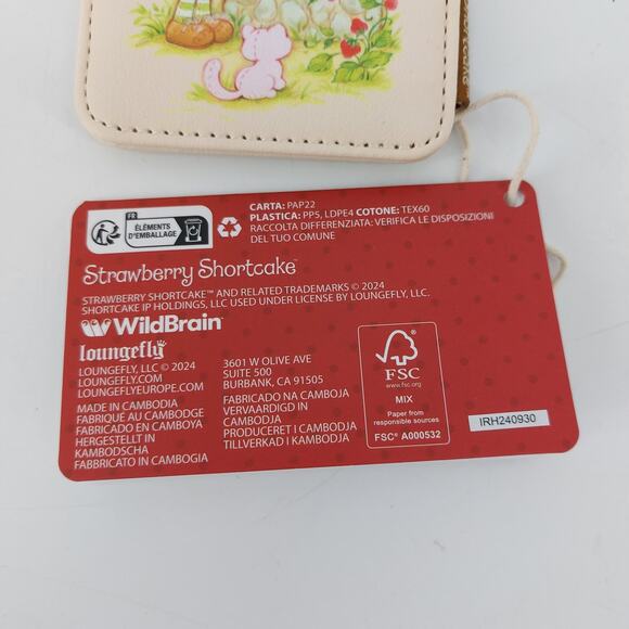 Loungefly Strawberry Shortcake Cardholder Wishing Well Wallet - Picture 9 of 10